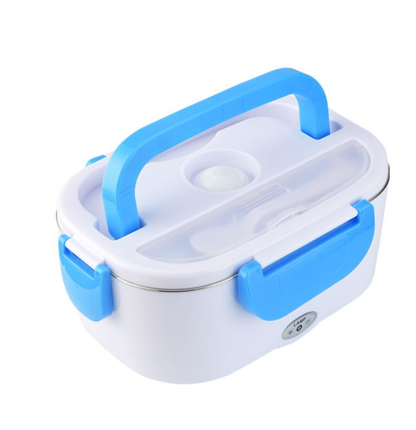 Hot Fresh Portable Electric Heating Lunch Box Food-Grade Food Container Food Warmer  Buckles Dinnerware.Electric Heated Lunch Box Food Warmer With Partitions kitchen