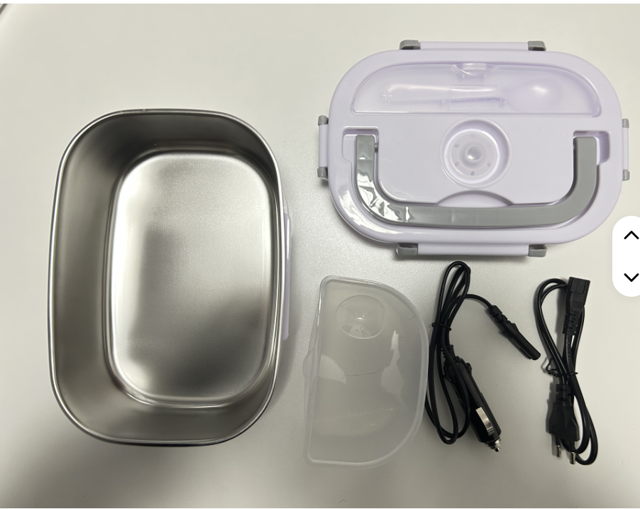 Hot Fresh Portable Electric Heating Lunch Box Food-Grade Food Container Food Warmer  Buckles Dinnerware.Electric Heated Lunch Box Food Warmer With Partitions kitchen