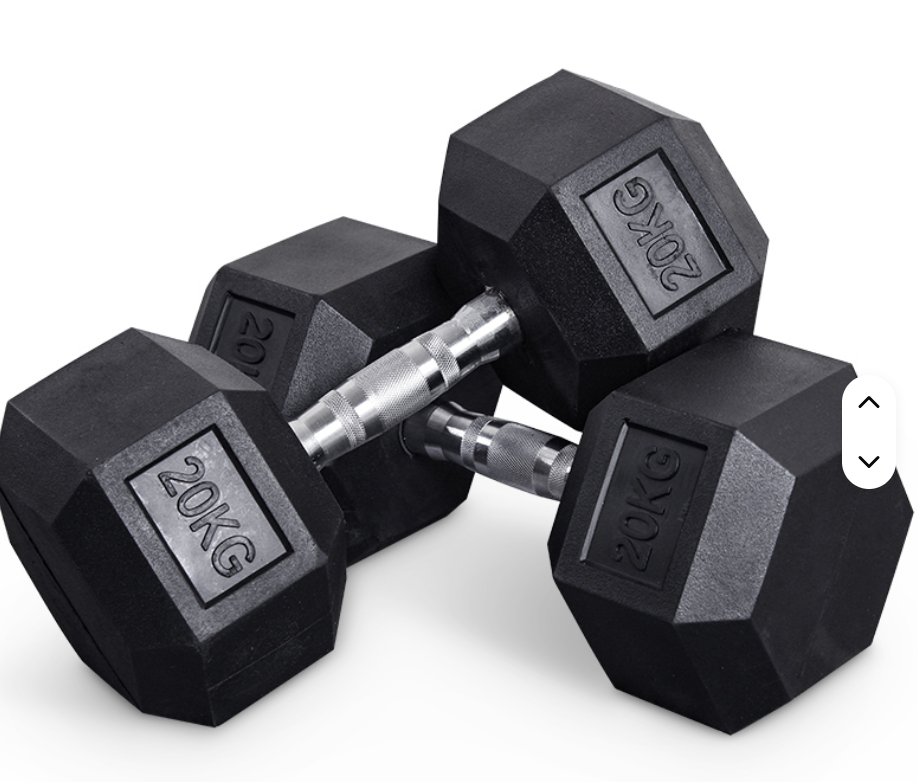 High Quality Hexagonal Rubber Coated 5lb/2.5KG Increasing Gym Fitness Equipment Dumbells Hex Dumbbell Set- 5KG ONLY. Just ONE PIECE- TO BUY A SET PAY FOR TWO