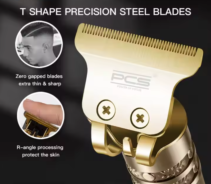 O'LEAR Professional T-Blade Hair Clipper | Cordless & Waterproof | Zero-Gap | For Fades & Precision Cuts | Salon Grade