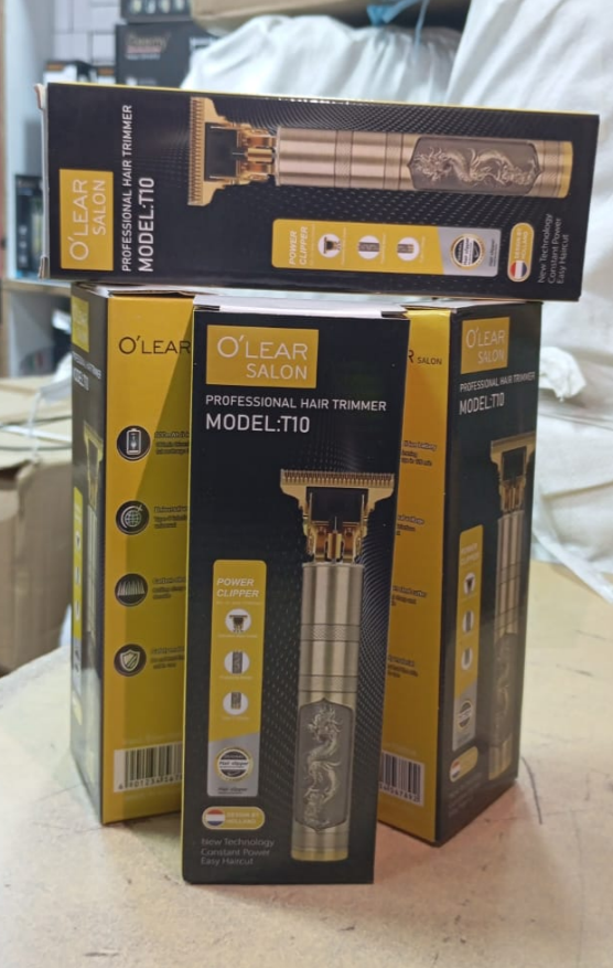 O'LEAR Professional T-Blade Hair Clipper | Cordless & Waterproof | Zero-Gap | For Fades & Precision Cuts | Salon Grade