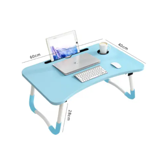 Portable Folding Laptop Table Standing Bed Desk Notebook Stand Reading Holder Computer Desks Working Wooden Computer Table