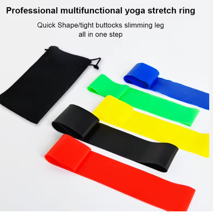 5 Sets Deep Fitness Natural Latex Elastic Fitness Bands High Quality Loop Resistance Bands Pull up Assist Power Strength Training.