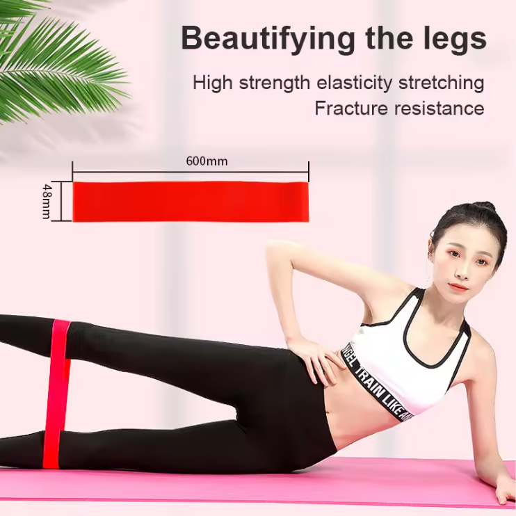 5 Sets Deep Fitness Natural Latex Elastic Fitness Bands High Quality Loop Resistance Bands Pull up Assist Power Strength Training.