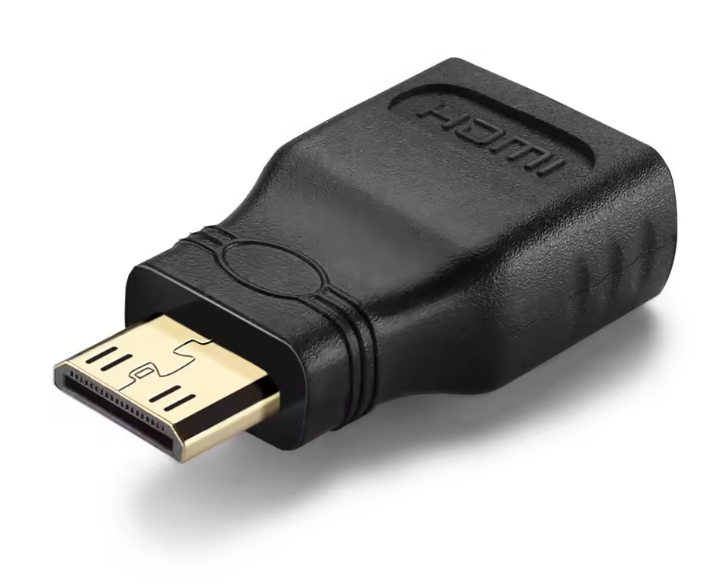 Mini & Micro HDMI Male to Female Adapter | 4K Compatible | For Laptop, Camera & Tablet | Compact Converter