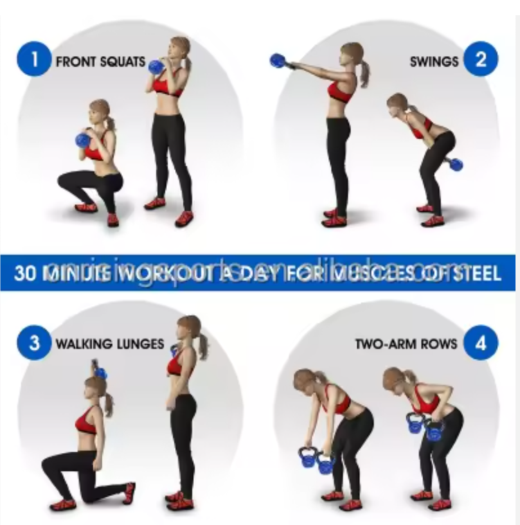 Cast Iron Kettlebell – Dipped Vinyl Coating | Home Gym & Competition Free Weight | 2kg to 20kg | Men & Women