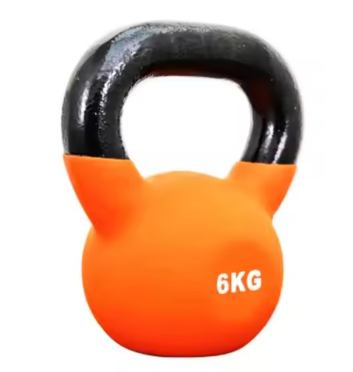 Cast Iron Kettlebell – Dipped Vinyl Coating | Home Gym & Competition Free Weight | 2kg to 20kg | Men & Women