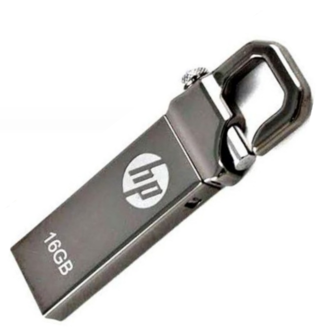 HP Original 16GB FLASH DRIVE // 16GB Metallic Flash Disk Pen Drive USB 2.0 QITH FREE GIFT OTG CABLE TYPE C