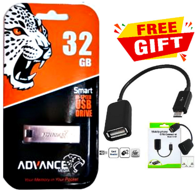 ADVANCE NEW ARRIVAL High speed Usb 3.0 Flash Drive 32gb Metal Pendrive 32gb 3.0 Usb Stick Pen Drive Flash Usb Disk 32 GB WITH NORMAL OTG CABLE TYPE B  // FLASH SALE DEALS COMPATIBLE WITH TV & LAPTOPS