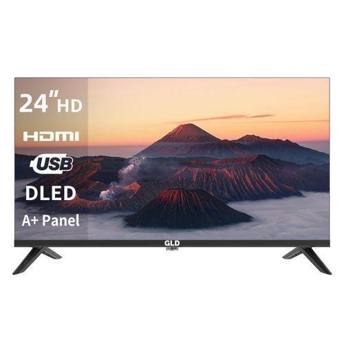 GLOBALSTAR Digital Tv 24'' HDMI, USB, LED SCREEN DIGITAL TV With Inbuilt Decorder-BLACK