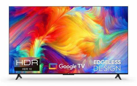 TCL 55" Inch 4K Dolby Vision Atmos Onkyo 2.1CH Slim & Uni-body Google TV - YOUTUBE,NETFLIX-BLUETOOTH (1 YR WRTY)
