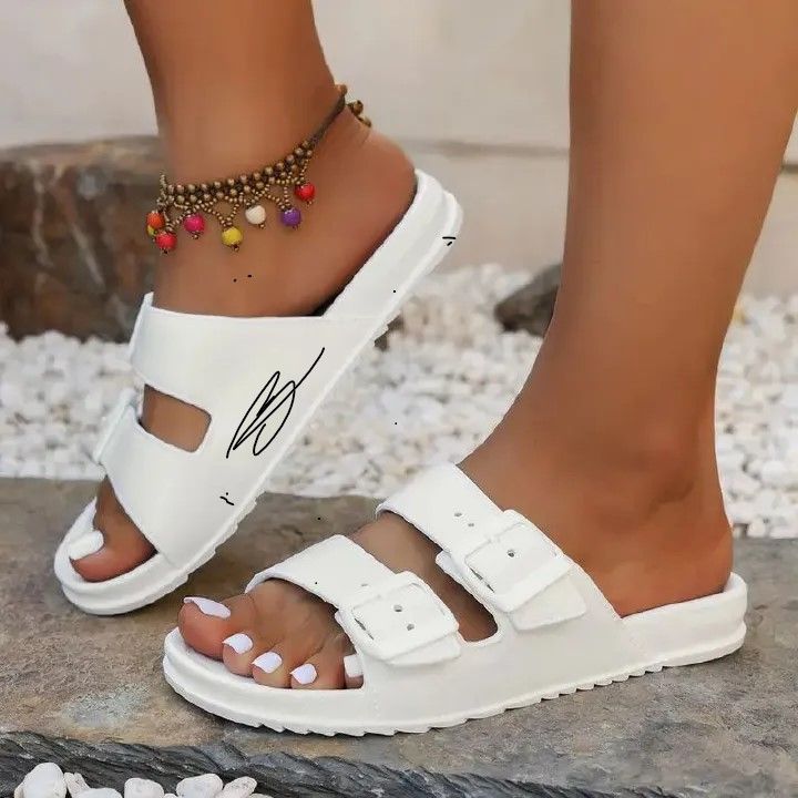 SXCHEN Women's Shoes Slippers Fashionable Slippers Mom Room Shoes Soft Bottom Word Couple Sandals and Slippers Female Beach Wear Female Ladies Slippers Outdoor Indoor Slippers Unisex Student Open Shoe