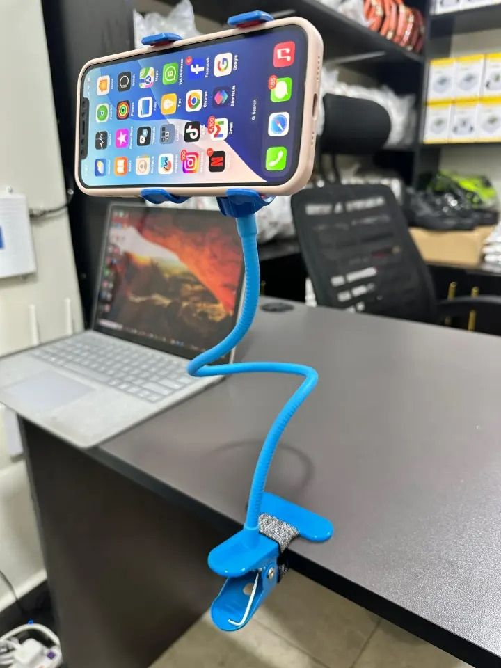 Metallic Flexible Phone Holder Stand Universal Flexible Mobile Phone Stand Stents Holder Bed Desk Table Others