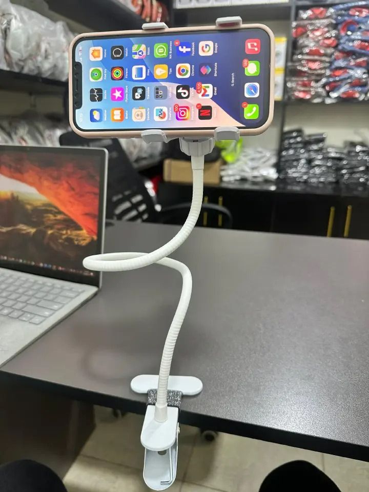 Metallic Flexible Phone Holder Stand Universal Flexible Mobile Phone Stand Stents Holder Bed Desk Table Others