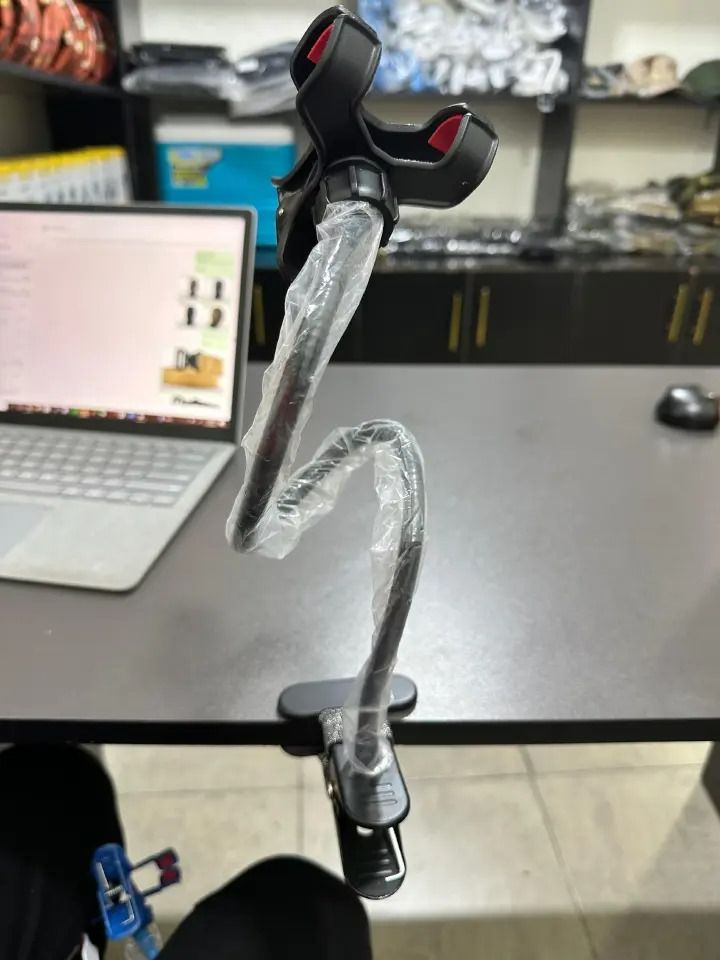 Metallic Flexible Phone Holder Stand Universal Flexible Mobile Phone Stand Stents Holder Bed Desk Table Others