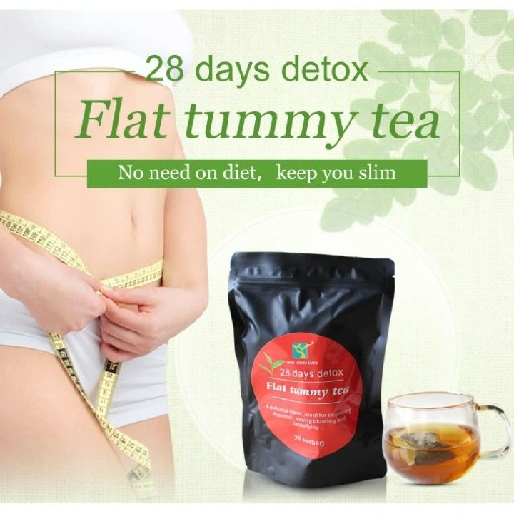 Flat Tummy and Slimming Tea Detox Weight Lose Organic Tea - 28 Days Detox- WinsTown Detox Tea