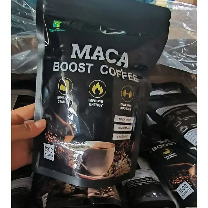Maca BOOST COFFEE ENHANCE STAMINA IMPROVE ENERGY POWERFUL BOOSTER ROOT TONGKAT ALI L-ARGININE KOJIC ACID Plus+