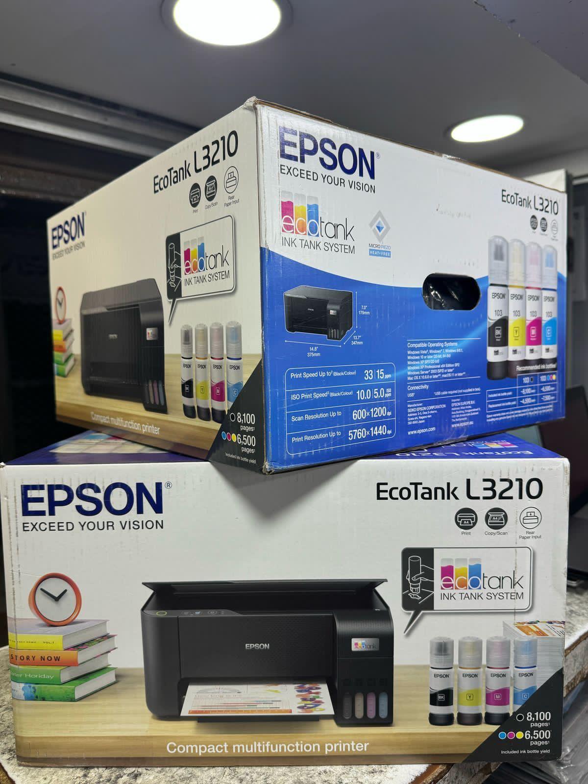 Epson EcoTank L3210 A4 All-in-One Printer – Affordable High-Quality Print, Scan, Copy
