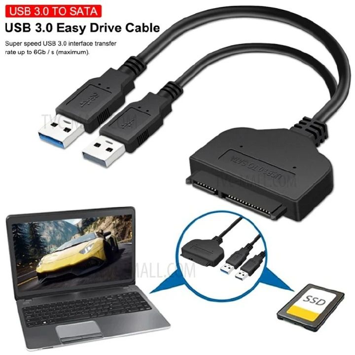 SATA Hard Disk USB 2.0 To SATA 2.5 Inch Hard Disk Adapter Cable