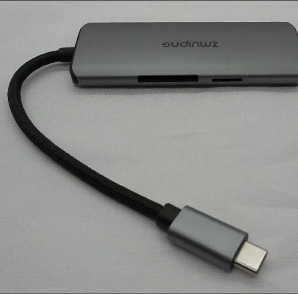 ZMUIPNG USB C Hub 6 in 1 USBC HDMI Multiport Adapter Model ZP1801