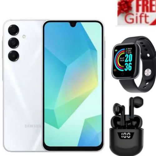 Galaxy A16" 164.4 X 77.9 X 7.9 Mm (6.47 X 3.07 X 0.31 In)"6GB RAM+128GB ROM, Battery: 5000mAh watch i12