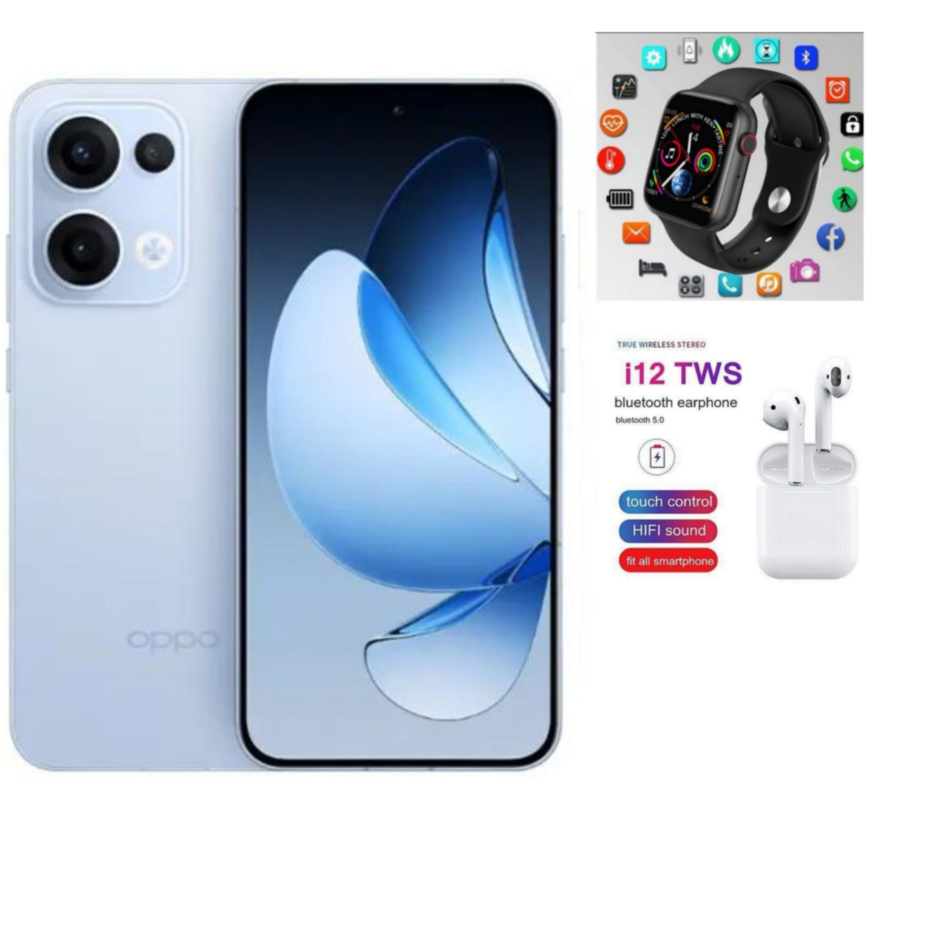 QUALITY BRAND NEW OPPO Reno 13F , 8GB RAM 256GB ROM 5,600mAh, 80W. 50MP, Dual Sim+Free Gifts