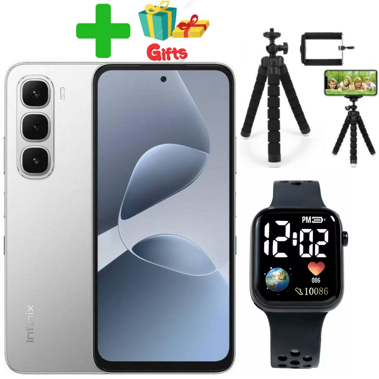 [Pre-sale] Infinix Hot 60i 128GB+12(6+6)GB 6.7" 120Hz Screen 4G Phone Dual SIM 5160mAh Battery 45W Charging 50MP Camera Fingerprint Lock Android 15 G81 Smart AI smart Phones+FREE GIFTS+1 YEAR WARRANTY