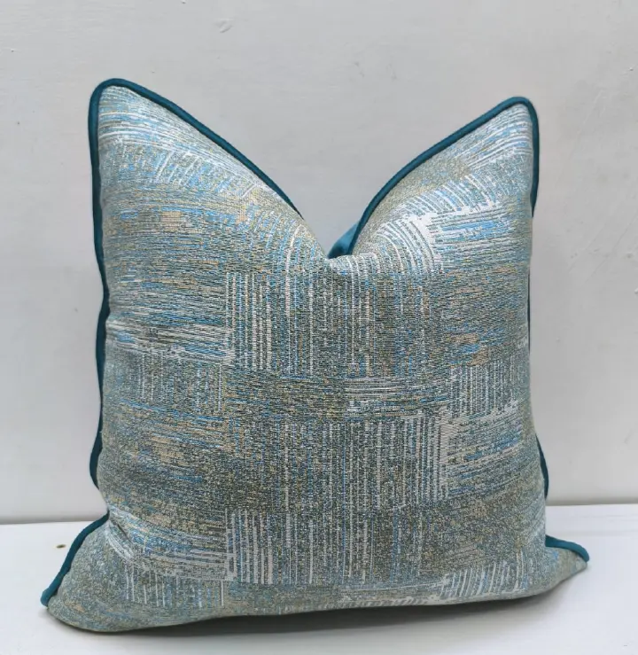 Luxury Style  Throw Pillow Cover Soft Polyester Cushion Bed Sofa Couch Decoration 18x18inch Pillowcases