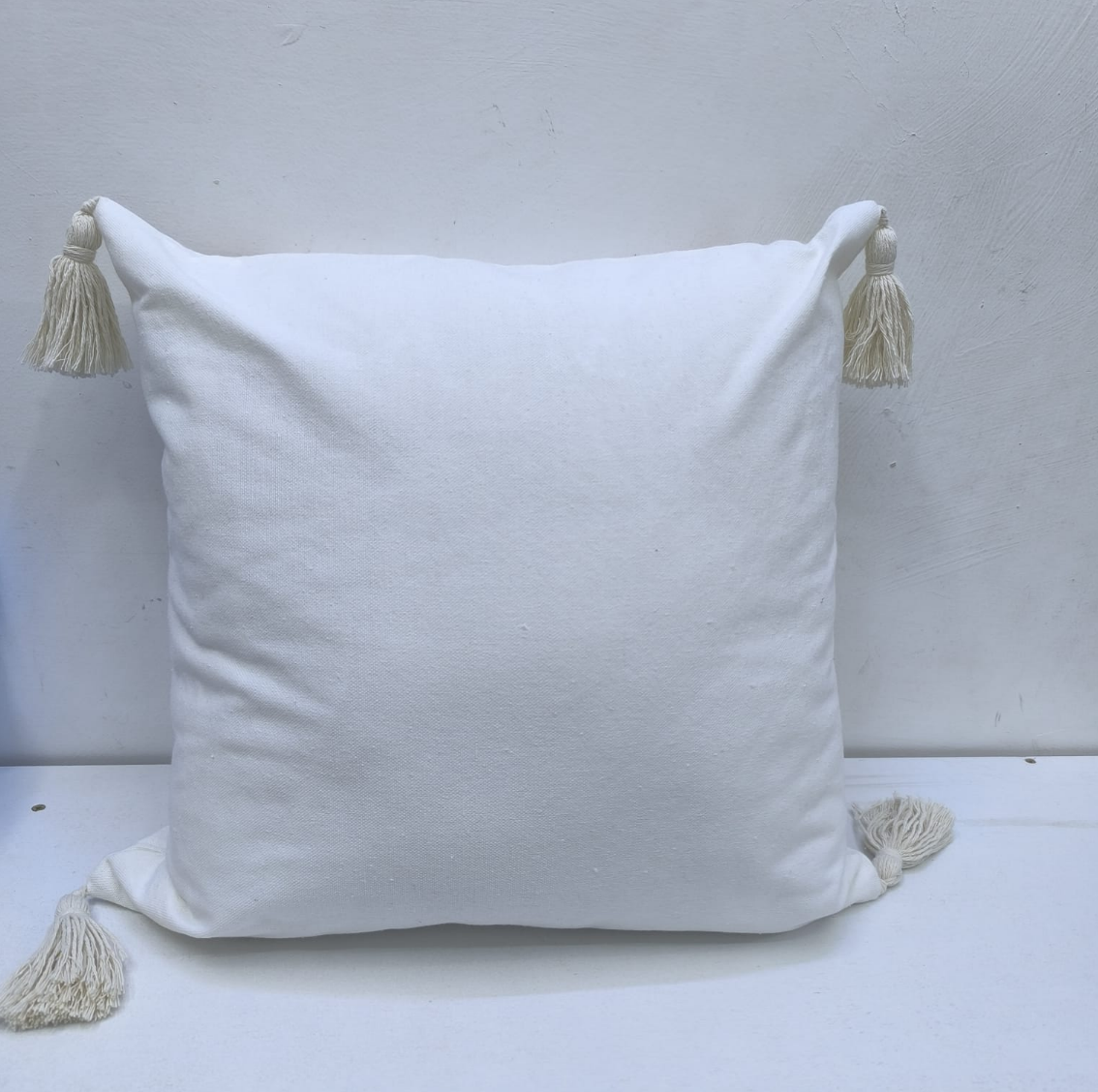 Multicolored  Boho/Woven Amity Geometric Throw Pillow Case Cotton Home Sofa Headrest Cushion Waist Pillow Cover Moroccan Bohemian Tufting Embroidery