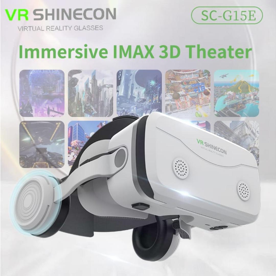 Virtual Reality Vr Bluetooth Glasses 3d Headset Devices Viar Helmet Goggles Lenses Smart For Smartphones Phone Mobile Realidade