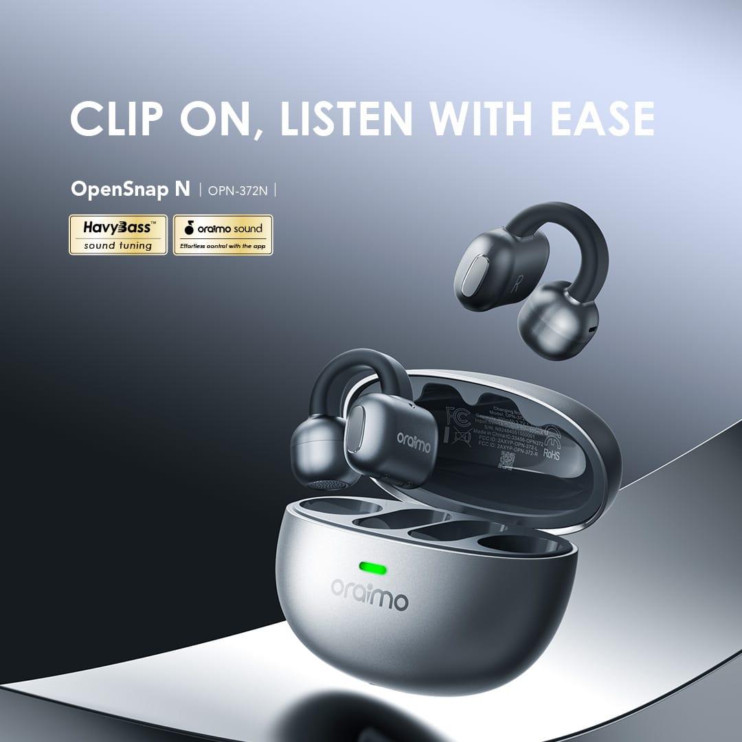 oraimo OpenSnap N OPN-372N Open-Ear True Wireless Earbuds