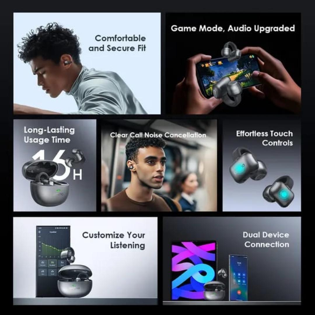 oraimo OpenSnap N OPN-372N Open-Ear True Wireless Earbuds