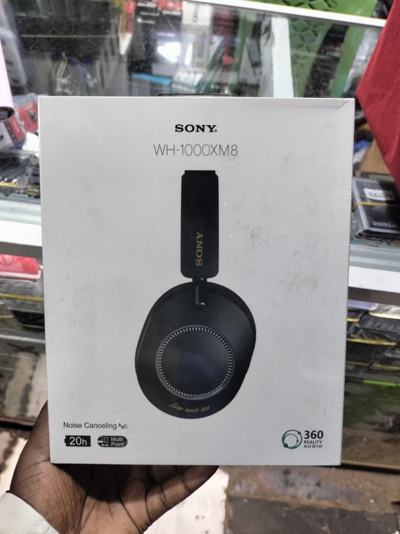 Wireless Music WH-1000XM8 SON Y The Best Wireles Noise Canceling Headphone -BLACK