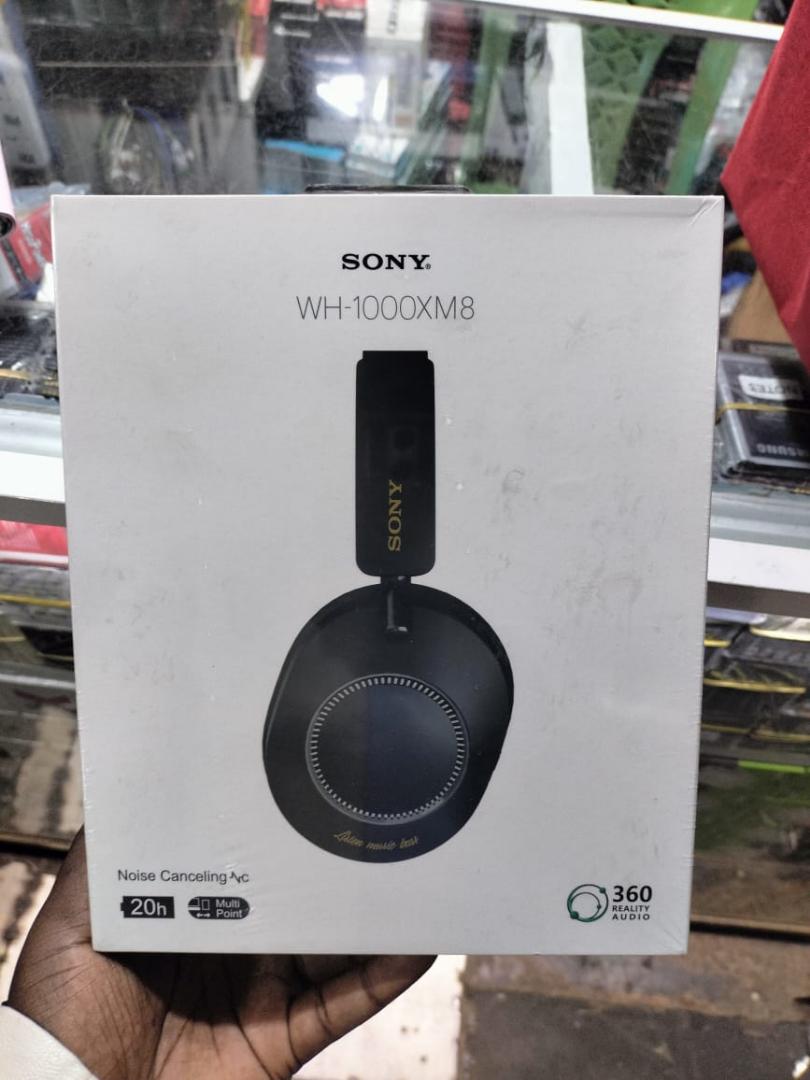 Wireless Music WH-1000XM8 SON Y The Best Wireles Noise Canceling Headphone -BLACK