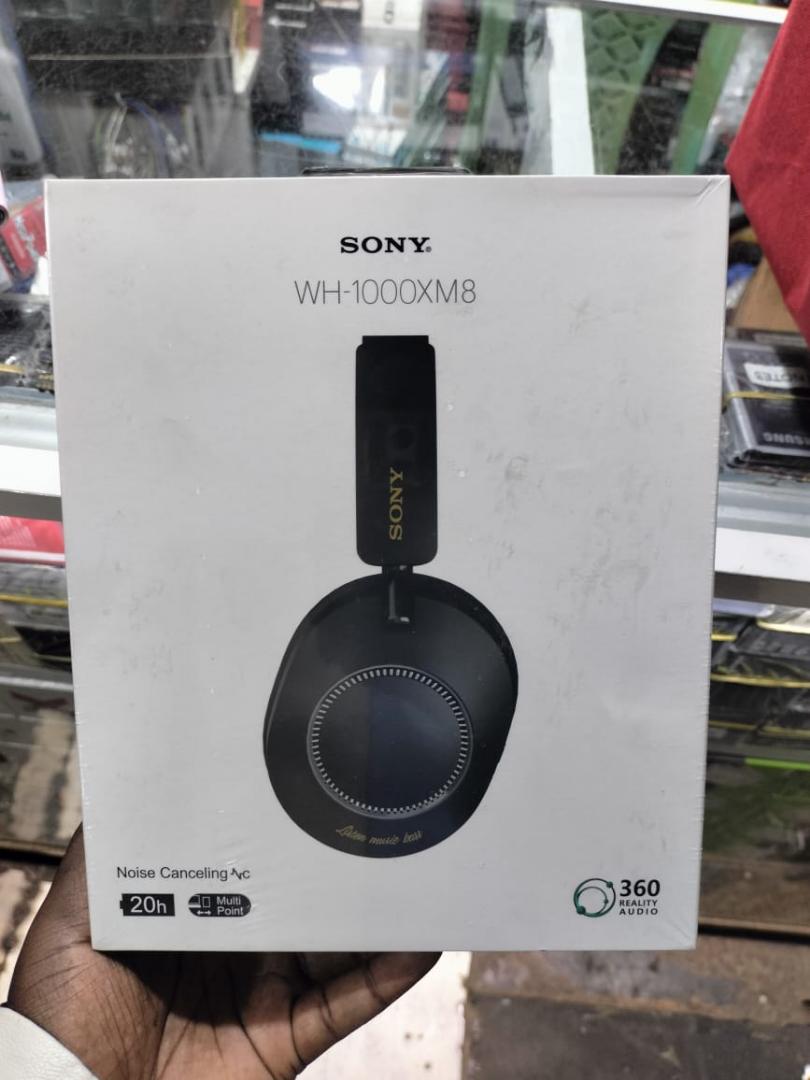 Wireless Music WH-1000XM8 SON Y The Best Wireles Noise Canceling Headphone -BLACK