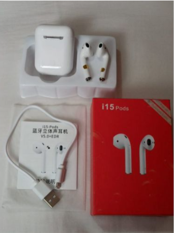 TWS Airpods Twins Bluetooth Earbuds Original I15 Airpods/Headphones/Earphones. Bluetooth V5.0 Earphone Touch Sensor True Stereo 10m