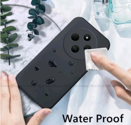 XIAOMI Redmi 14C Black Soft Silicone  BLACK Phone Case/ Cover