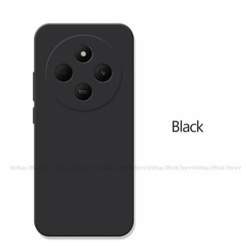 XIAOMI Redmi 14C Black Soft Silicone  BLACK Phone Case/ Cover