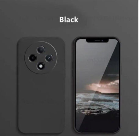 XIAOMI Redmi 14C Black Soft Silicone  BLACK Phone Case/ Cover