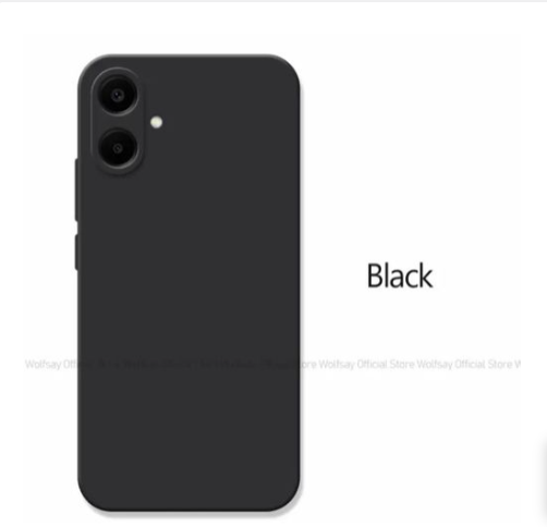 Samsung Galaxy A06 Black Soft Silicone Phone Case/ Cover