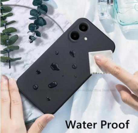 Samsung Galaxy A06 Black Soft Silicone Phone Case/ Cover