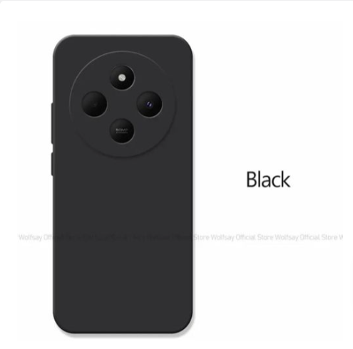 Tecno Spark 30C Black Soft Silicone Phone Case/ Cover