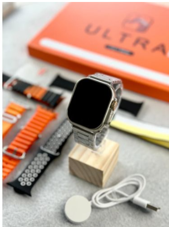 Smartwatch Latest Ultra 7 IWatch Straps Smart Watch Wireless 7 Bracelet Watchband Connection Call Heart Rate Sleep Monitoring Android And IPhone Compatible come with  7 extra straps
