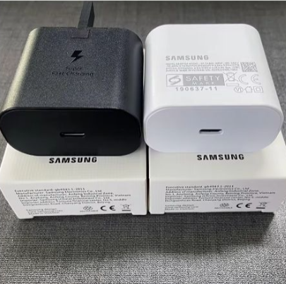Samsung Galaxy Fast Charger 25W USB C Type C To C Wall Charger A16, A06, S25 Ultra Super Fast Type C Adapter Android Phone Charger For Galaxy A15 5G A14 A13 A53 A54 A55 A03s A04s A05s A12 A52 S24 S23