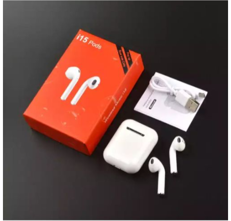 TWS Airpods Twins Bluetooth Earbuds Original I15 Airpods/Headphones/Earphones. Bluetooth V5.0 Earphone Touch Sensor True Stereo 10m