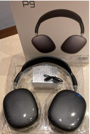 P9 Bluetooth Headphones Stereo Over-Ear Headset/Headphones/Airpods/Earphones/Earbuds Max Noise Cancelling Sports Gaming Earphones Headphone Bluetooth Earphone Headset Max P9 with Noise Canceling