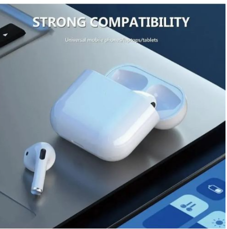 TWS Airpods Twins Bluetooth Earbuds Original Pro 5 Airpods/Headphones/Earphones. Bluetooth V5.0 Earphone Touch Sensor True Stereo 10m Transmission Built in Mic Earbuds with Charging Case