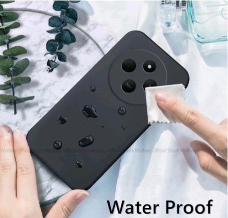 Tecno Spark 30C Black Soft Silicone Phone Case/ Cover