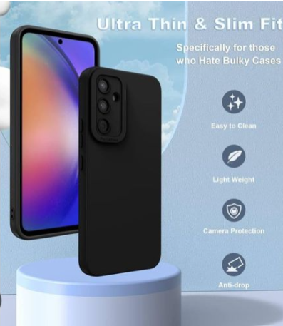 Samsung Galaxy A05s Black Soft Silicone Phone Case