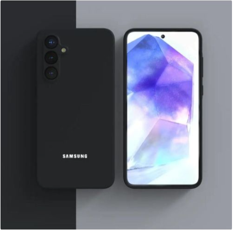 Samsung Galaxy A55 Original Black Silicone Phone Case/ Cover